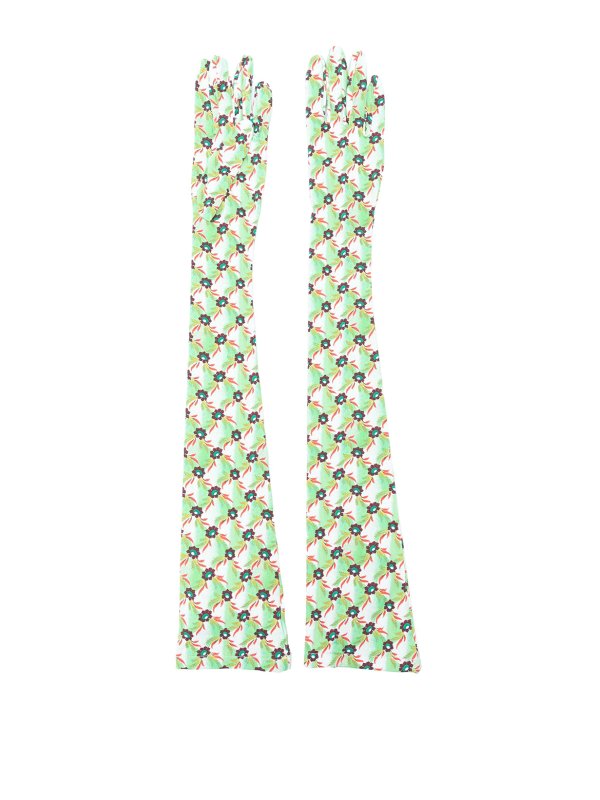 ETRO: gloves - Printed gloves