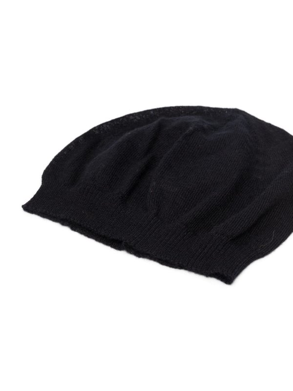RICK OWENS: beanies online - Ribbed beanie
