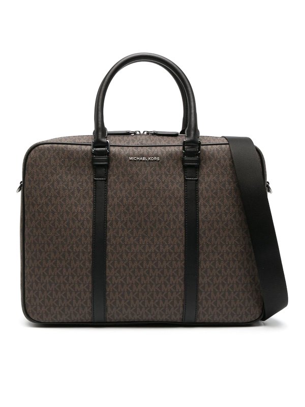 MICHAEL KORS: ラップトップケース＆ブリーフケース - ラップトップバッグ/ブリーフケース - ブラウン