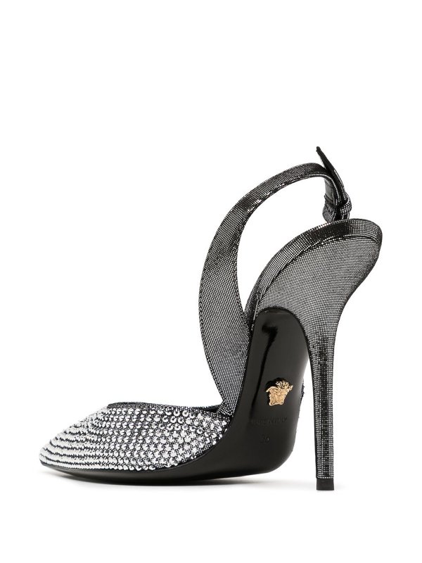 The Best Shops VERSACE: court shoes - Sling back calf leather