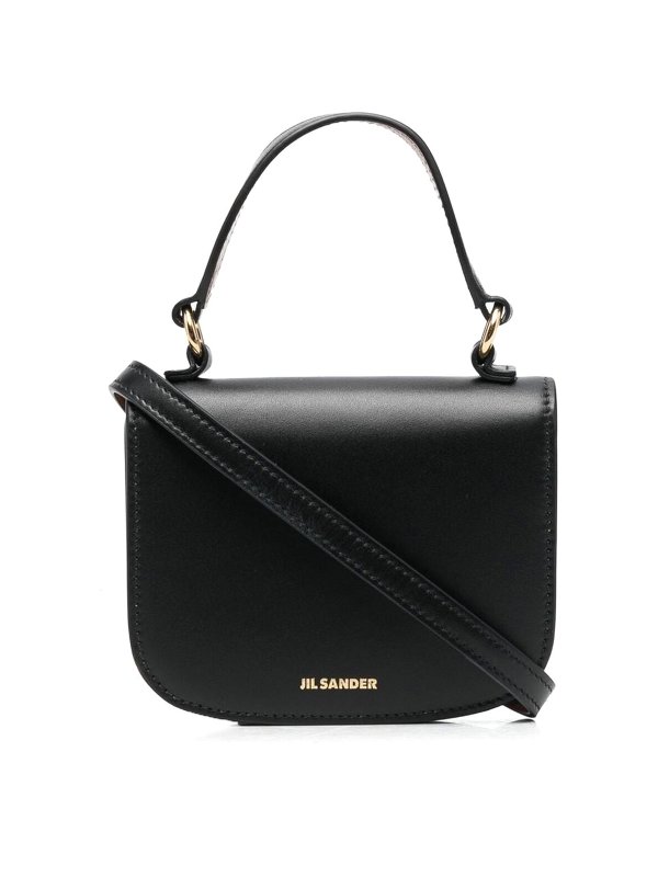 JIL SANDER: クロスボディバッグ - クロスボディバッグ - 黒