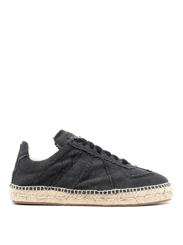 Maison Margiela: Espadrilles - Espadrilles - Noir