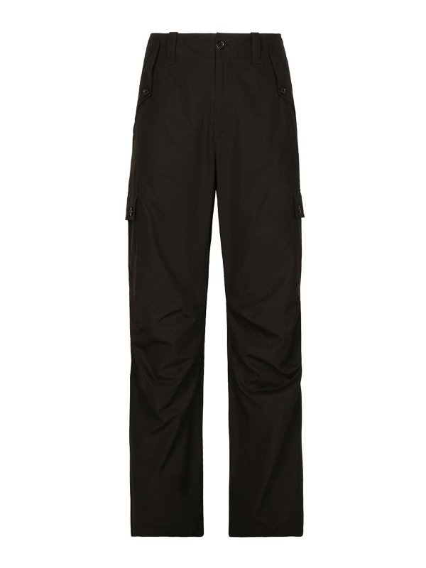 DOLCE & GABBANA: Pantalons casual - Pantalons Décontractés - Noir