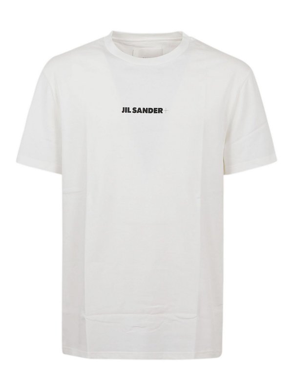 JIL SANDER: T-shirts - T-Shirt - Weiß