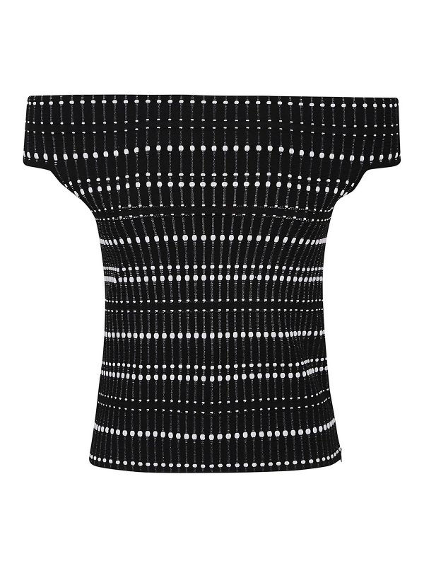 ALEXANDER MCQUEEN: Tops & Tank tops - Off shoulder top