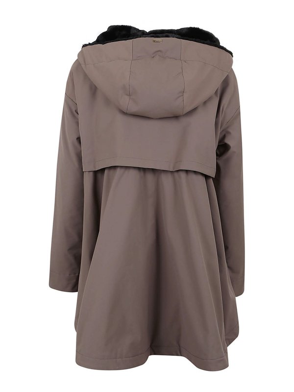 HERNO: knee length coats online - Women