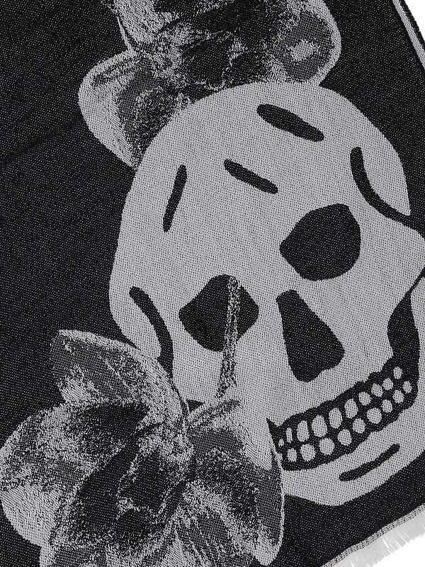 ALEXANDER MCQUEEN: Bufandas y pañuelos online - Bufanda - Negro