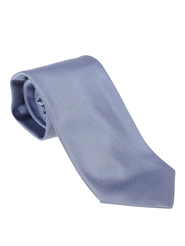 ETRO: Corbatas y pajaritas - Corbata - Azul Claro