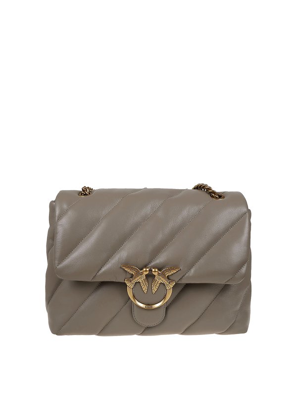 Pinko: クロスボディバッグ - クロスボディバッグ - ベージュ