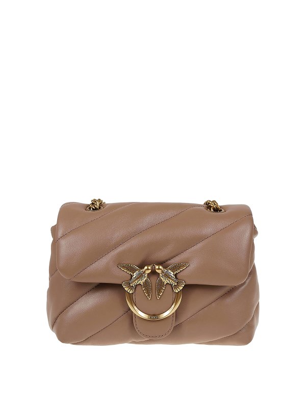 Pinko: cross body bags - Love mini puff cl sheep nappa