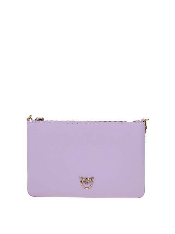 Pinko: cross body bags - Flat classic vitello seta