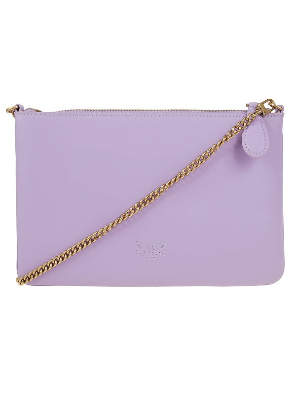 Pinko: cross body bags online - Flat classic vitello seta