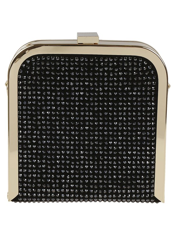 Pinko: clutches online - Box clutch satin + strass
