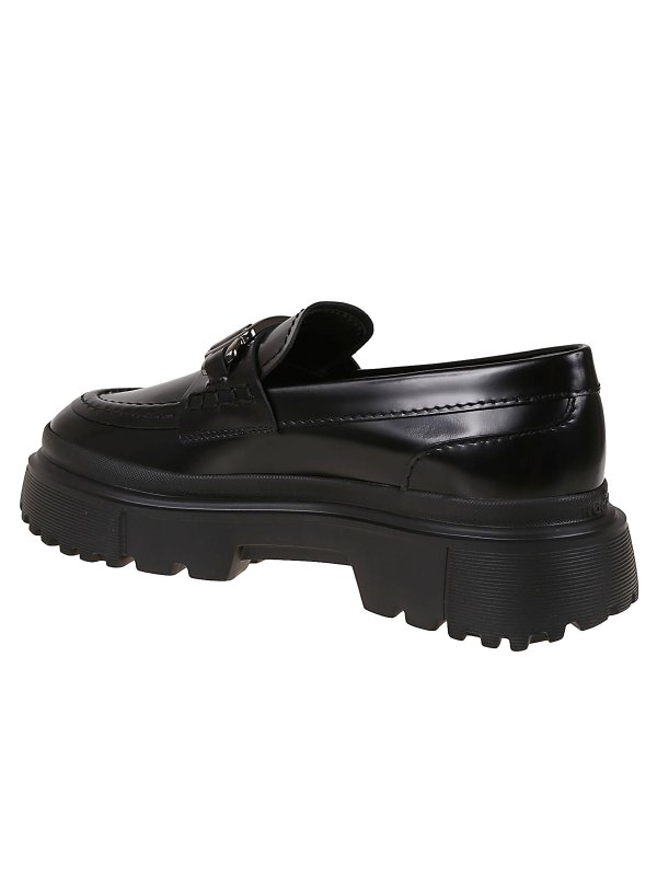 The Best Shops HOGAN: Mokassins und Slippers - Mokassins - Schwarz