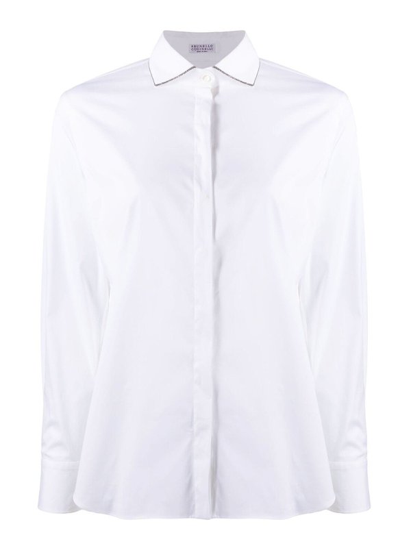 BRUNELLO CUCINELLI: Hemden - Hemd - Weiß