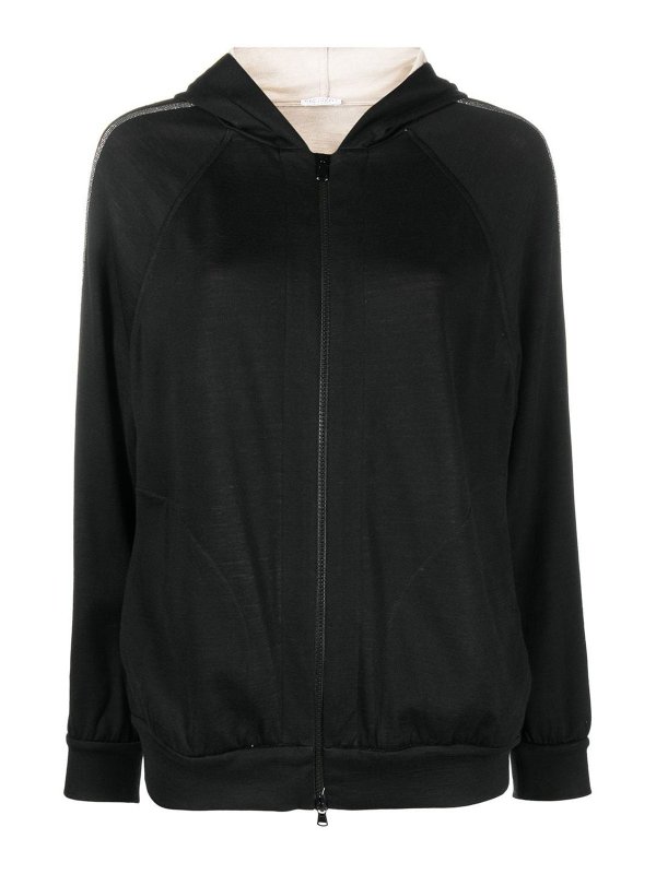 BRUNELLO CUCINELLI: スウェット＆セーター - スウェットシャツ/セーター - 黒