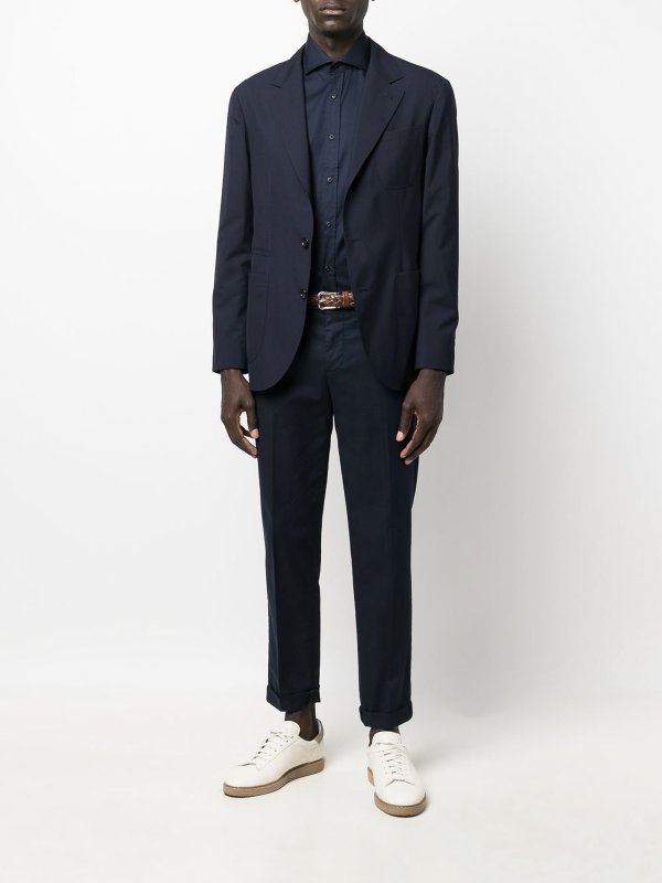 BRUNELLO CUCINELLI: シャツ online - シャツ - ダークブルー