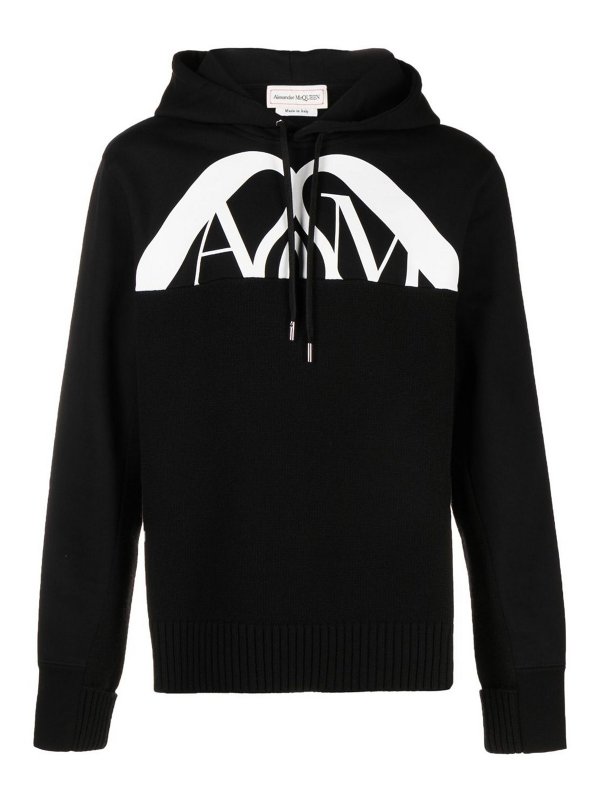 ALEXANDER MCQUEEN: Sweatshirts & Pulls - Sweat-Shirts - Noir