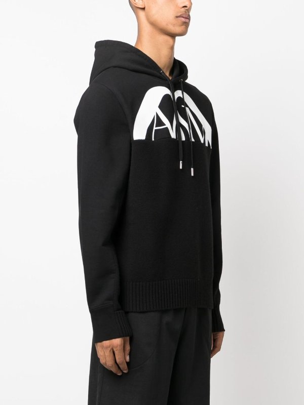 The Best Shops ALEXANDER MCQUEEN: Sweatshirts & Pulls - Sweat-Shirts - Noir