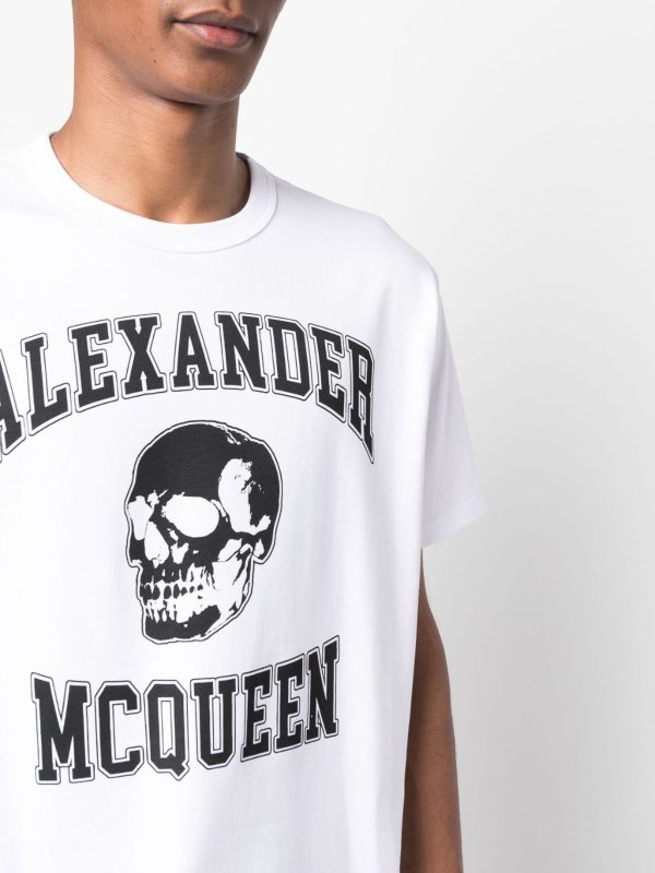 The Best Shops ALEXANDER MCQUEEN: Tシャツ - Tシャツ - 白
