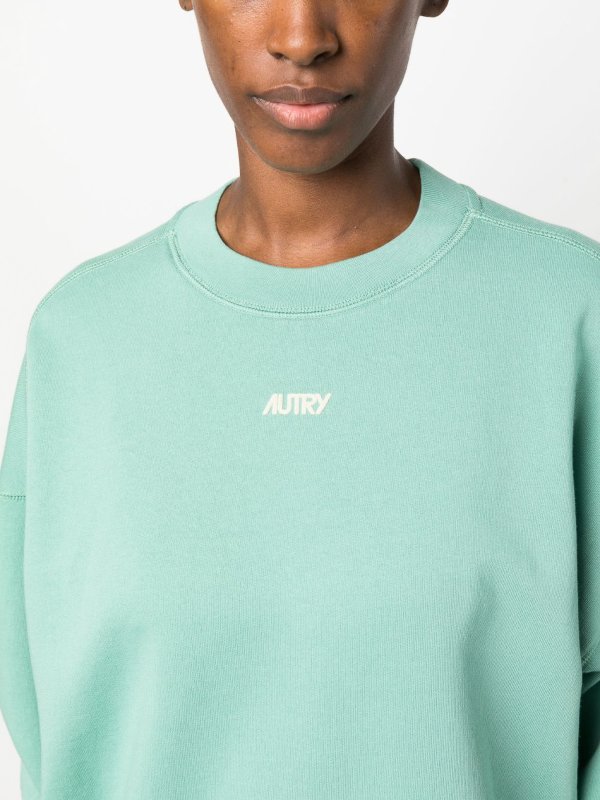 The Best Shops AUTRY: Sweatshirts & Sweaters - `bicolor` crew-neck sweatshirt