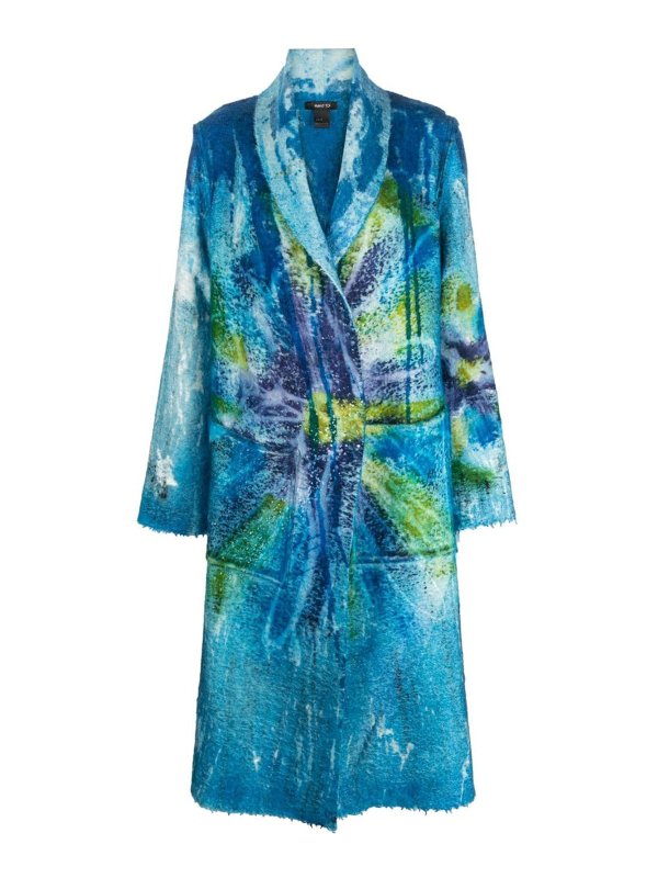 AVANT-TOI: ショートコート - ショートコート - ライトブルー