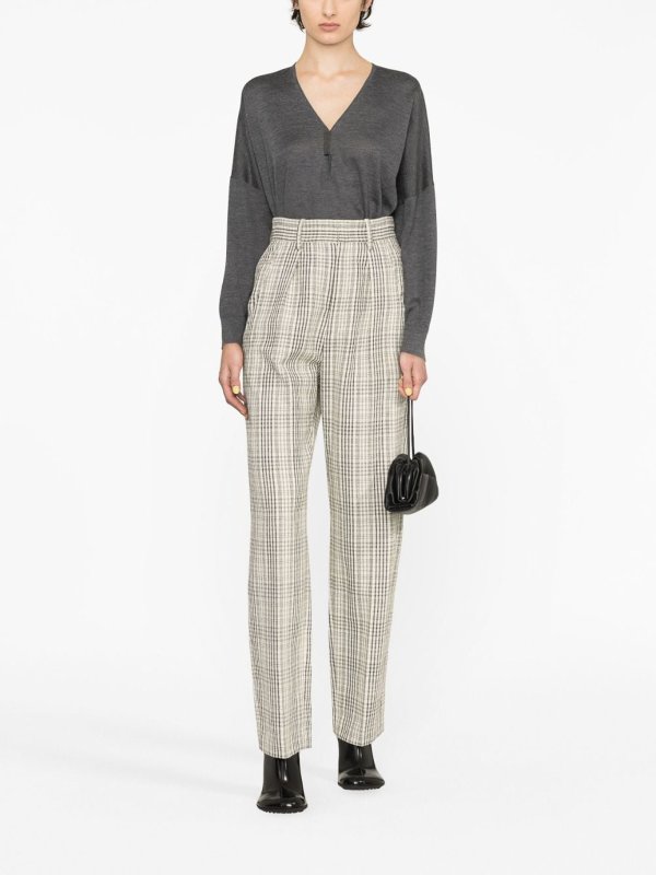 BRUNELLO CUCINELLI: Vネック online - Vネック - 黒