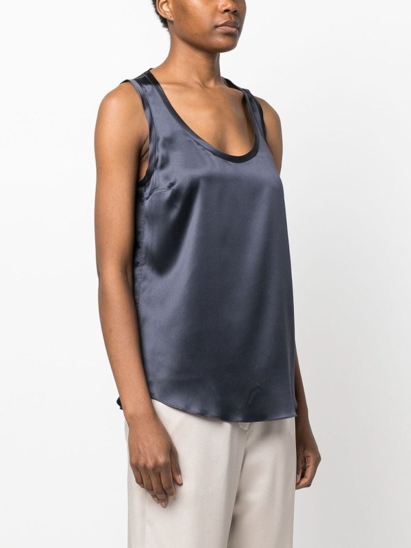 The Best Shops BRUNELLO CUCINELLI: トップス＆タンクトップ - トップ/タンクトップ - ライトブルー