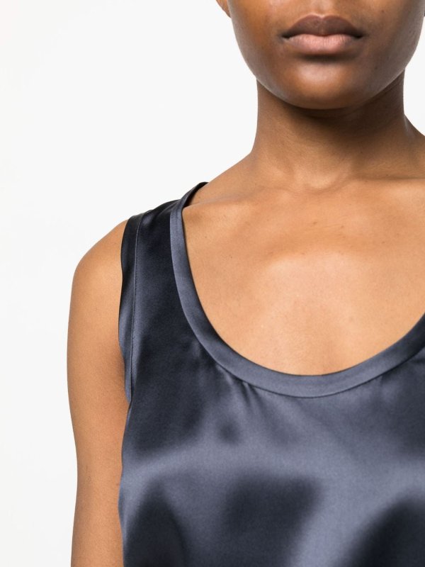 トップ/タンクトップ - ライトブルー shop online: BRUNELLO CUCINELLI