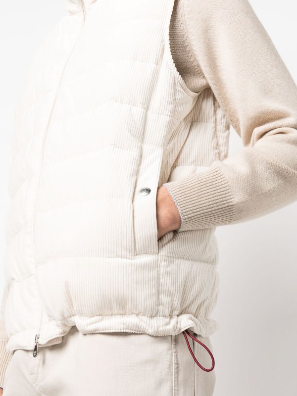 Padded vest shop online: BRUNELLO CUCINELLI