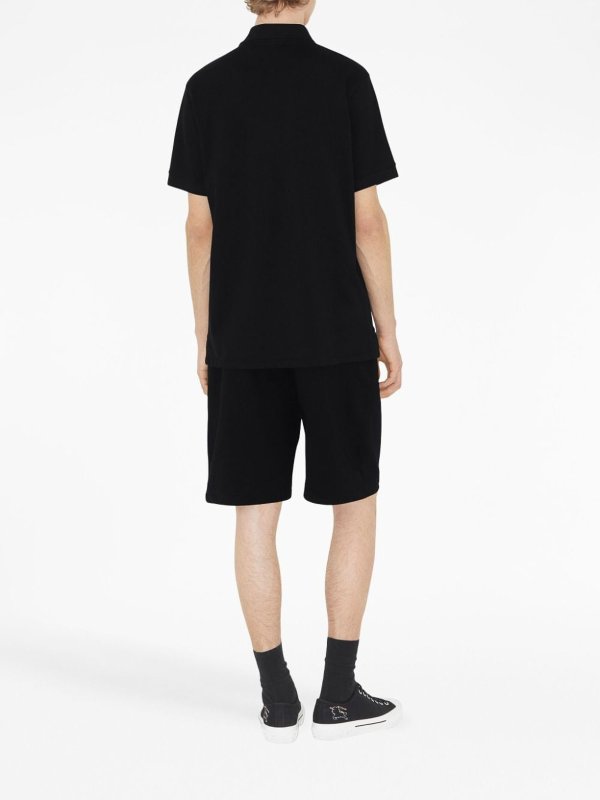 The Best Shops BURBERRY: Poloshirts - Poloshirt - Schwarz