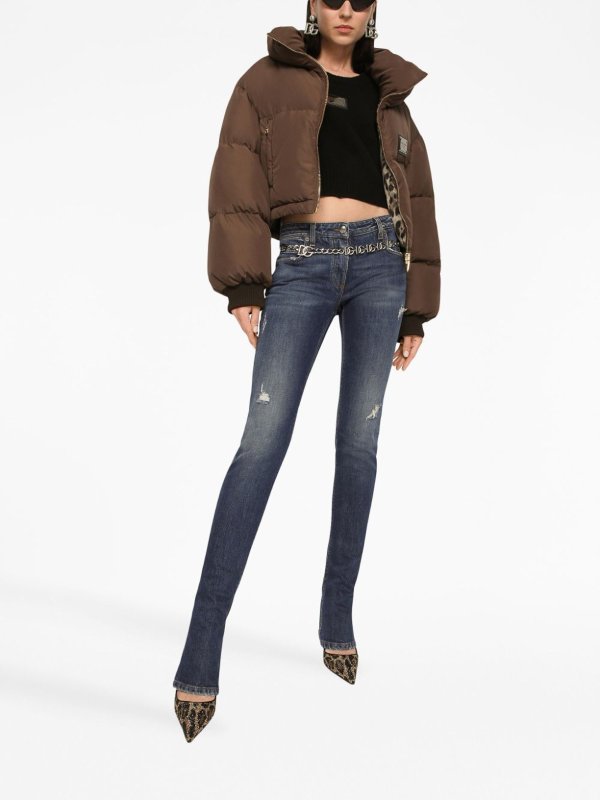 DOLCE & GABBANA: ブーツカットジーンズ online - ブーツカットジーンズ - ダークウォッシュ