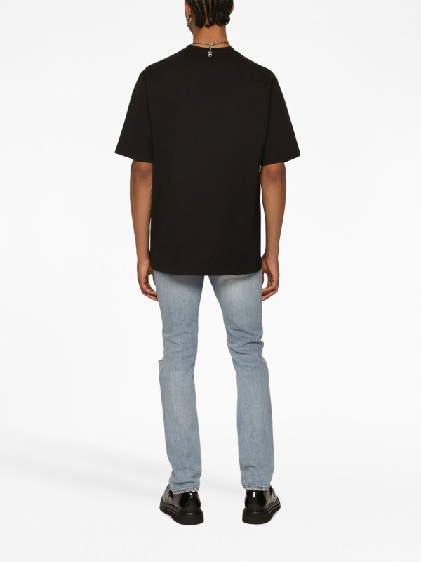 The Best Shops DOLCE & GABBANA: T-shirts - T-Shirt - Noir