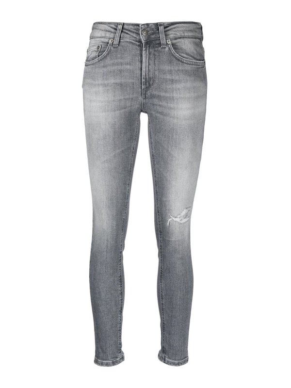 DONDUP: bootcut jeans - `monroe` jeans