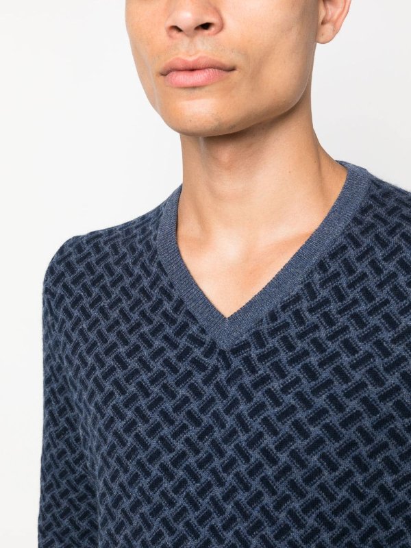 The Best Shops DRUMOHR: v necks - `biscottino` v-neck sweater