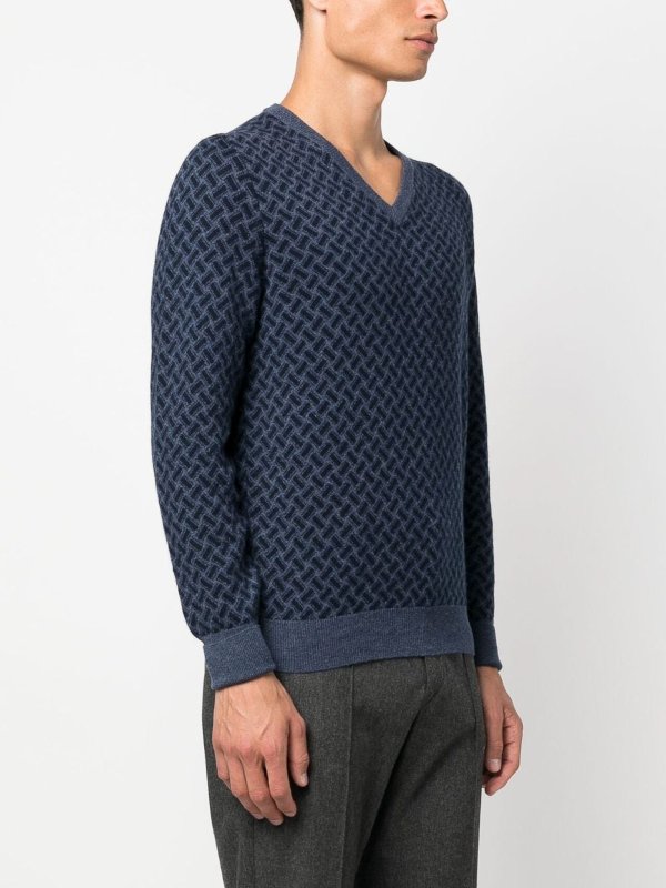 `biscottino` v-neck sweater shop online: DRUMOHR