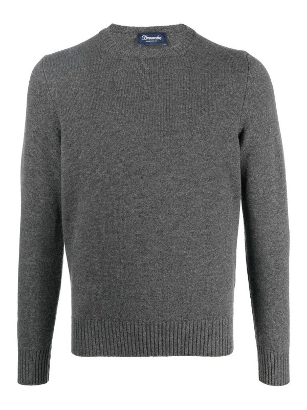 DRUMOHR: Pull col rond - Pull Col Rond - Gris