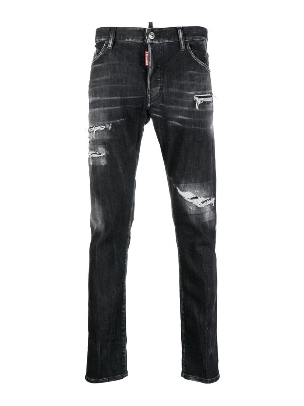 DSQUARED2: Bootcut - Bootcut Jeans - Schwarz