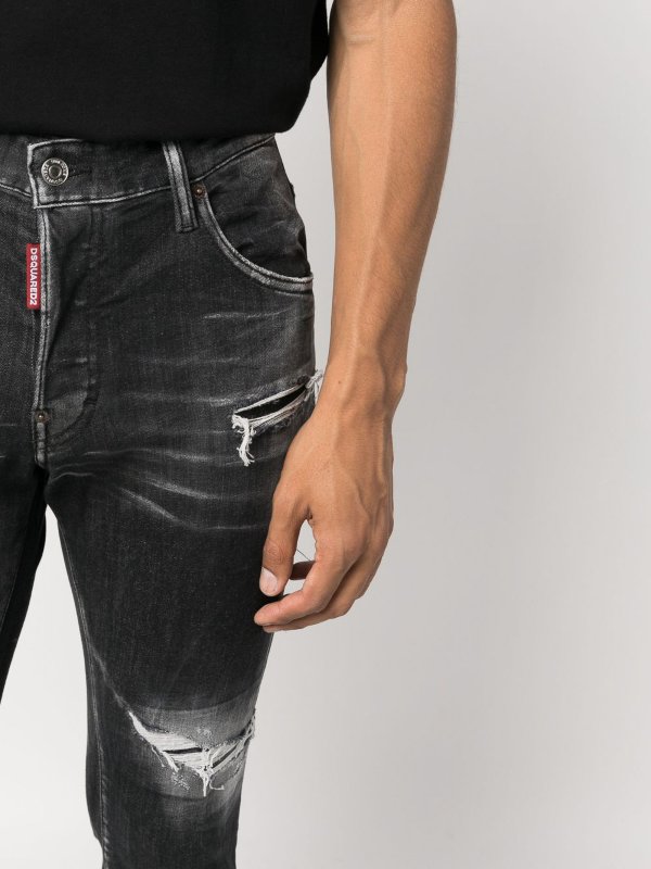 The Best Shops DSQUARED2: Bootcut - Bootcut Jeans - Schwarz