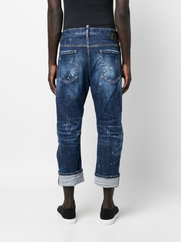 DSQUARED2 buy online ブーツカットジーンズ - ダークブルー