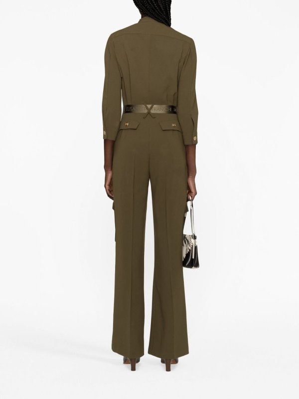 Jumpsuit - Dunkelgrün shop online: ELISABETTA FRANCHI