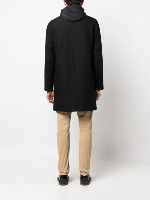 The Best Shops HERNO: Manteau Court - Noir