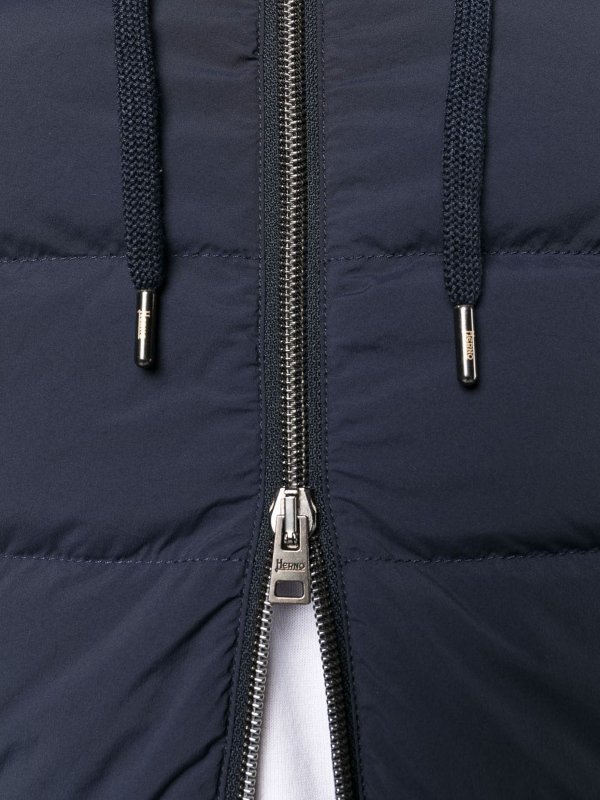 HERNO buy online Bimaterial bomber jacket