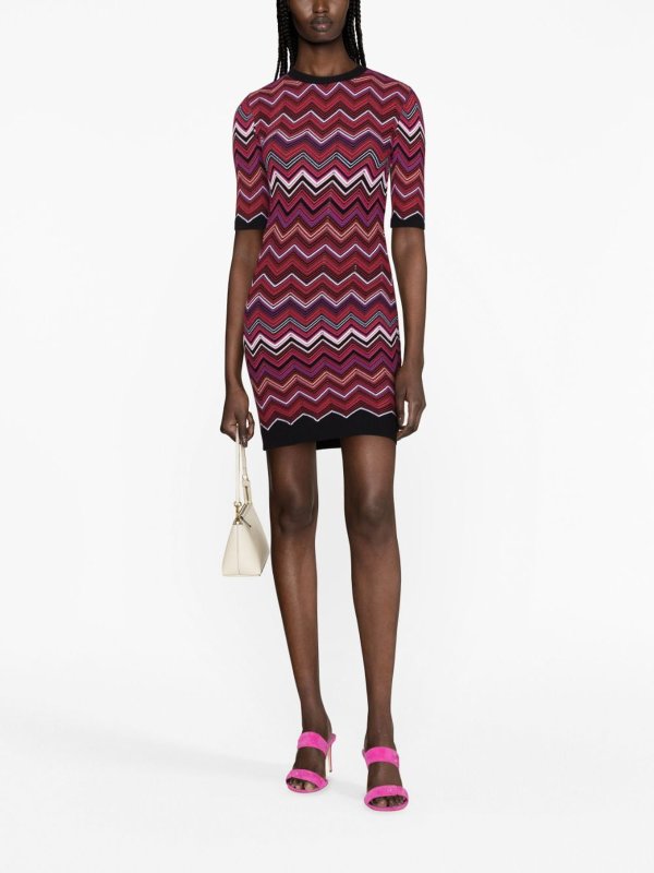 MISSONI: short dresses online - Half sleeve mini dress