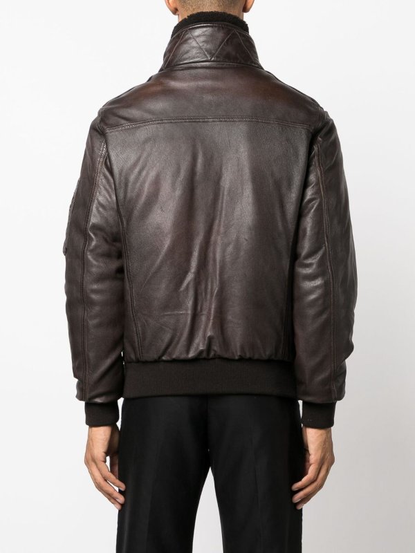 `folco` leather jacket shop online: MOORER