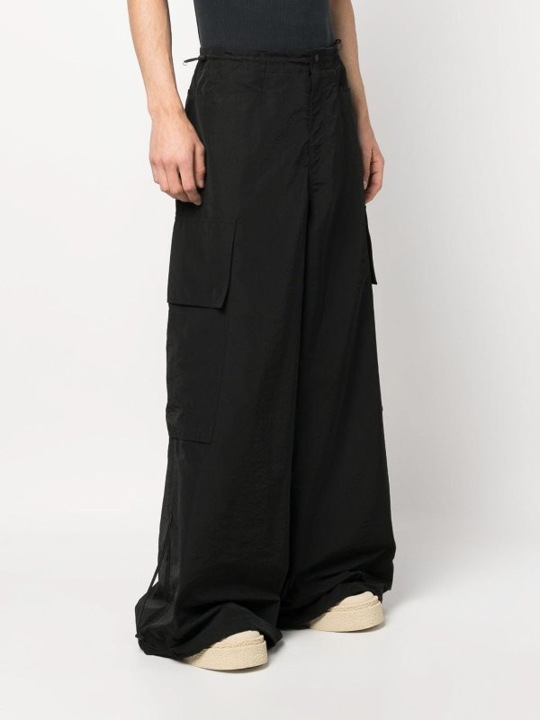 Pantaloni paracadute `pa monogram` shop online: Palm Angels