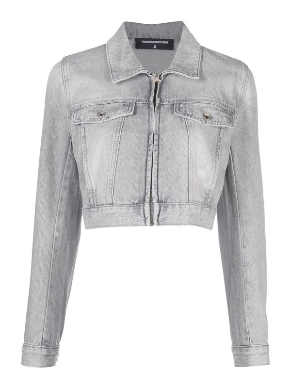 PATRIZIA PEPE: カジュアルジャケット - カジュアルジャケット - グレー