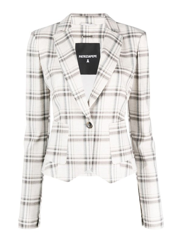 PATRIZIA PEPE: ブレザー - ブレザー - グレー