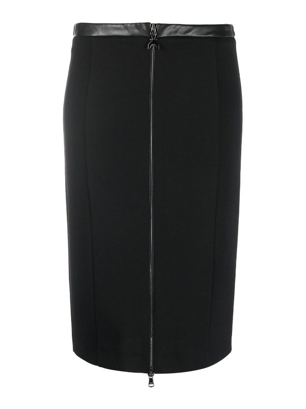 PATRIZIA PEPE: ニーレングススカート＆ミディ丈 - 膝丈/ミディスカート - 黒