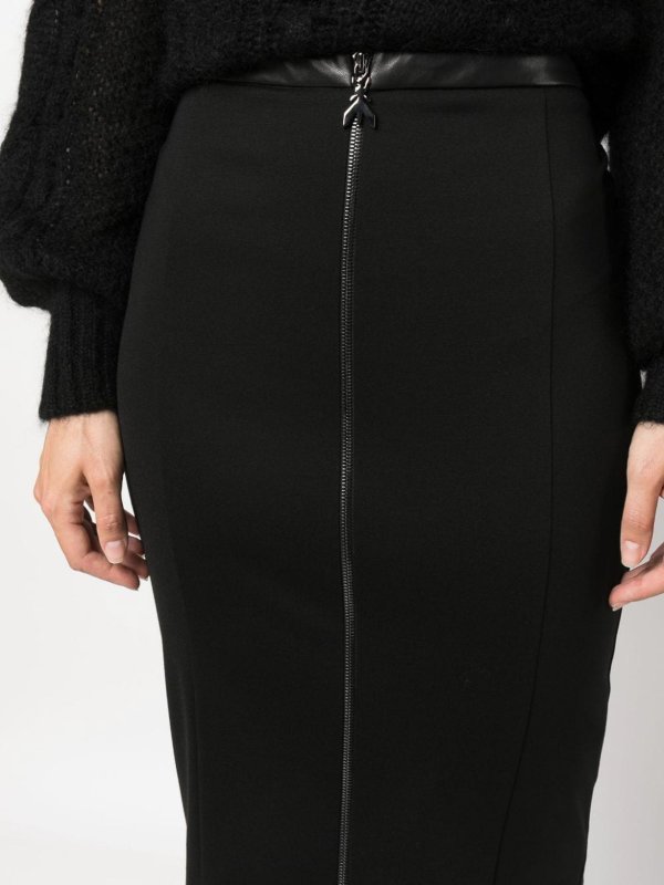 The Best Shops PATRIZIA PEPE: ニーレングススカート＆ミディ丈 - 膝丈/ミディスカート - 黒